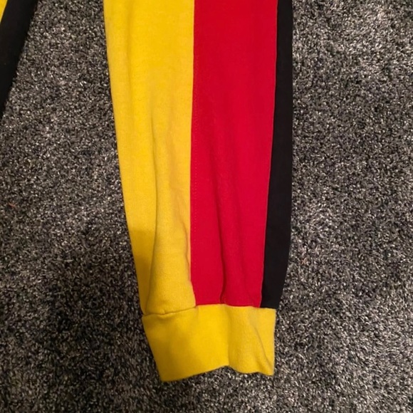 Mens Jewel House Black Yellow Red Sport Joggers Size Large IL:K - Picture 2 of 5